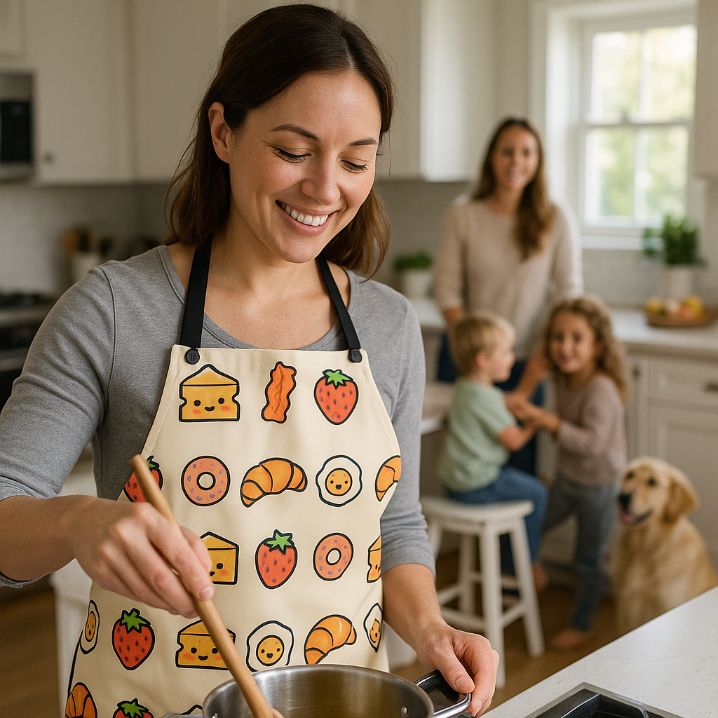 Luxury Halloween Apron | Kasian Luxe Aprons | Elegant Luxury Kitchenwear