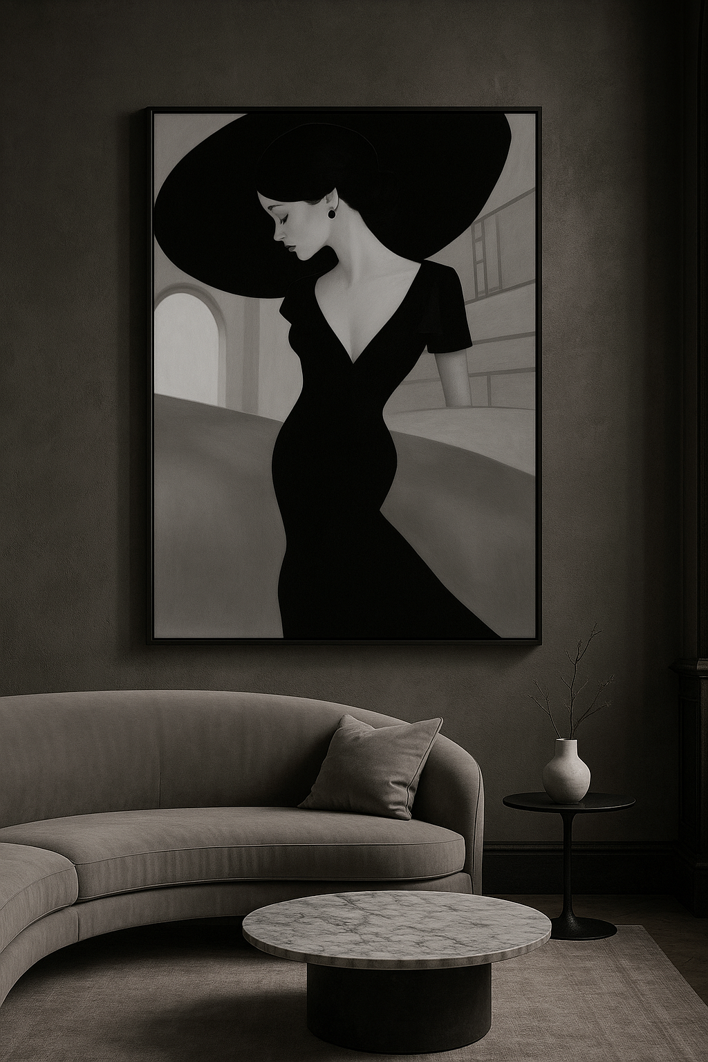Eternal Silhouette — Noir Elegance in Motion