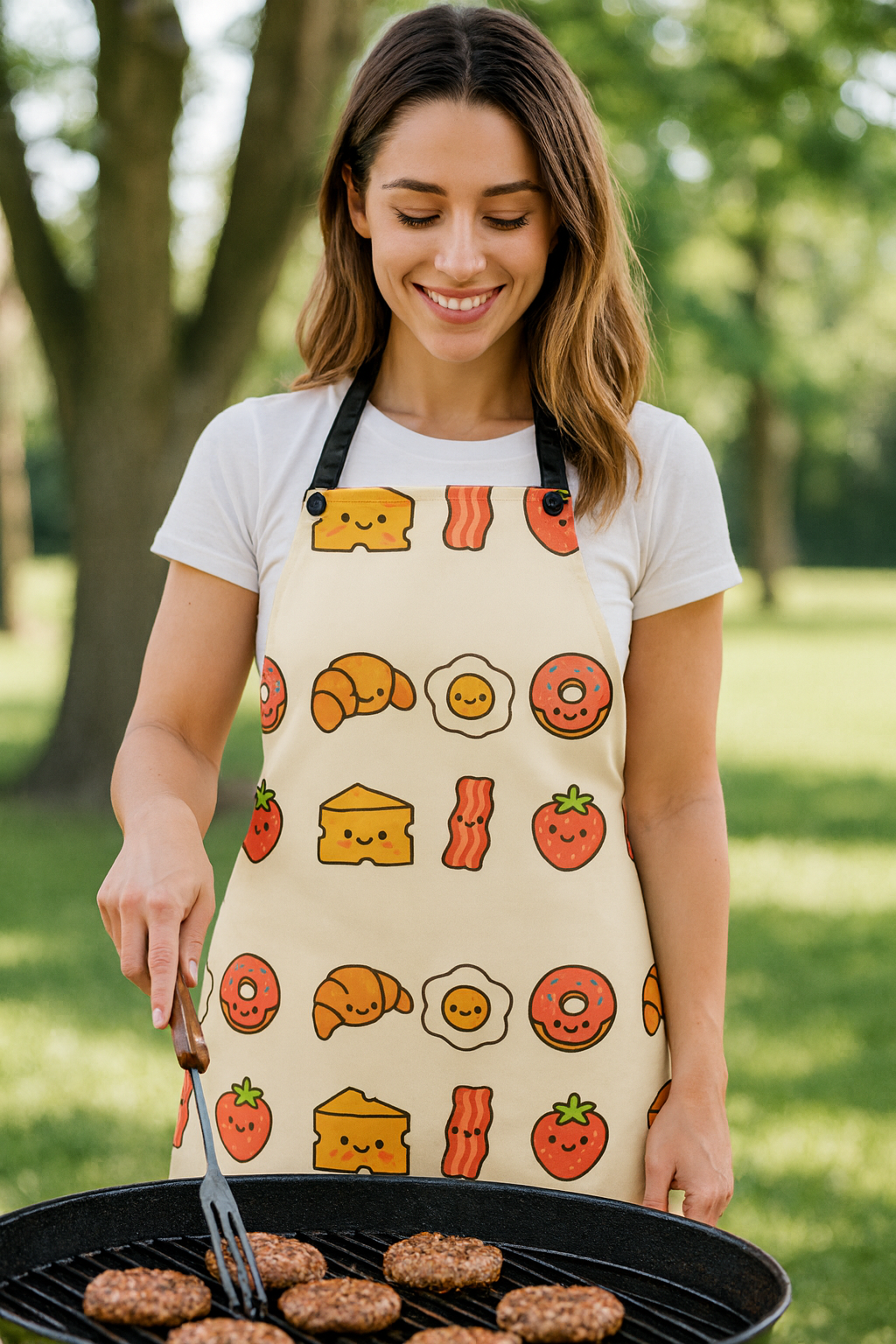 Luxury Halloween Apron | Kasian Luxe Aprons | Elegant Luxury Kitchenwear
