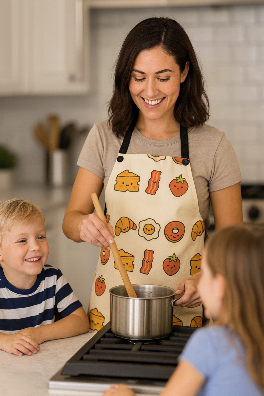 Luxury Halloween Apron | Kasian Luxe Aprons | Elegant Luxury Kitchenwear