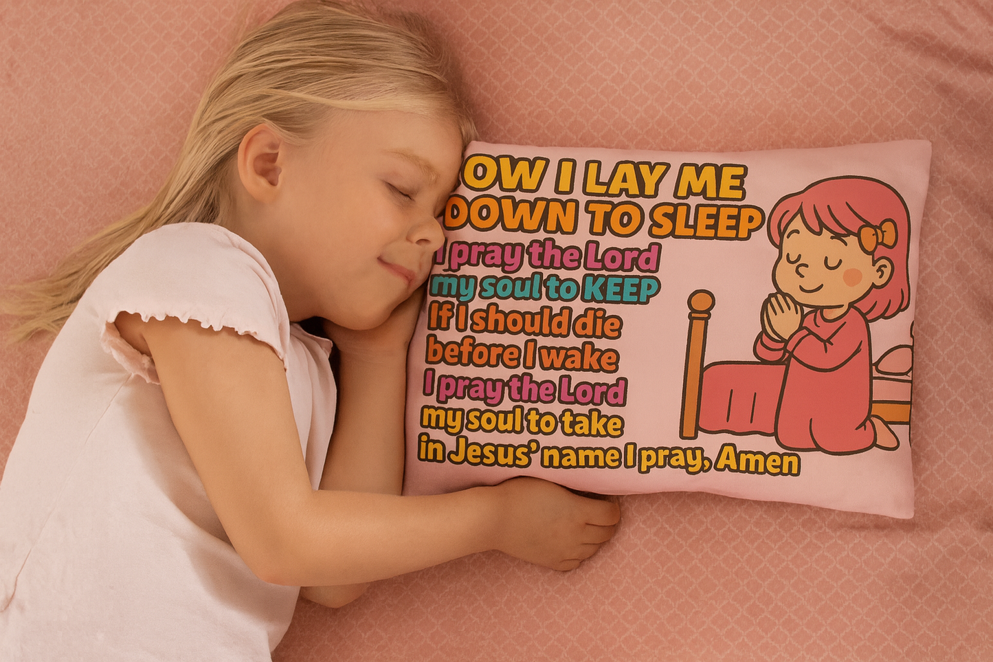 Luxury Little Girl’s Pillowcase | Kasian Luxe Living | Elegant Luxury Living