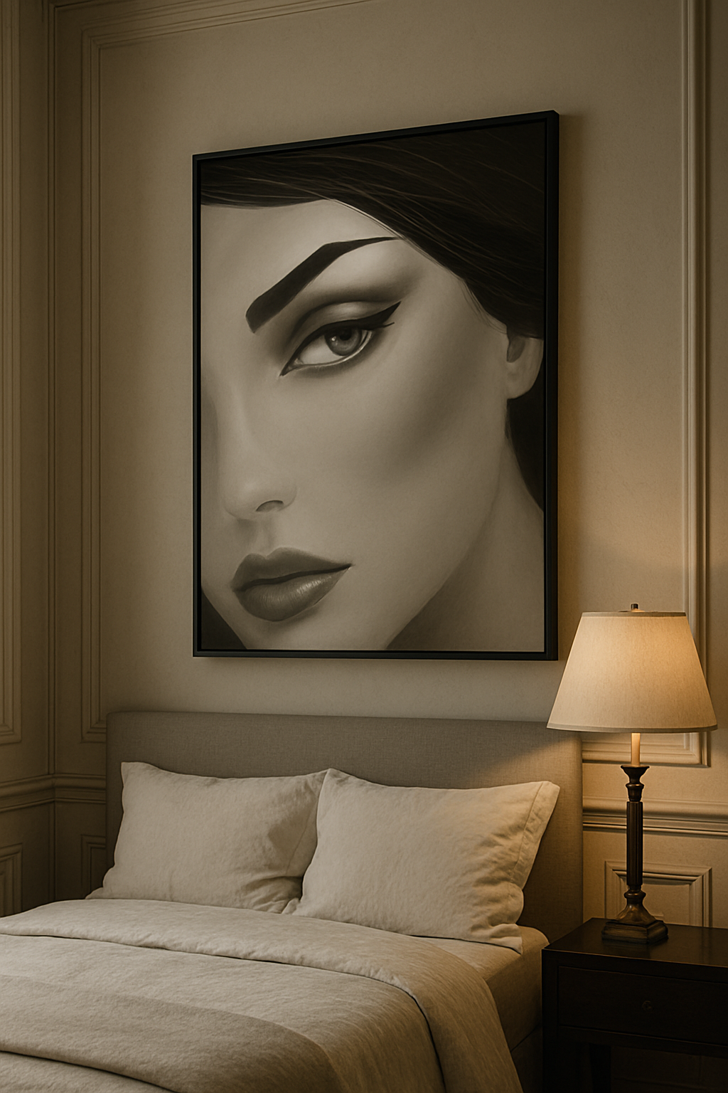 “Veil of Intention” — Couture Noir Fine Art Portrait