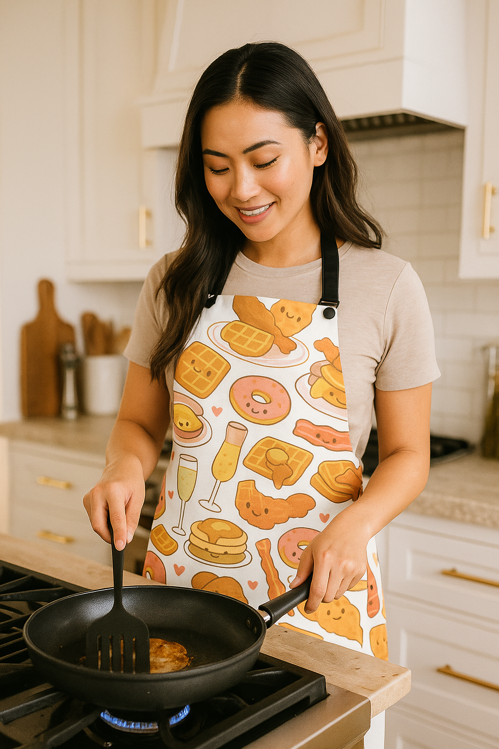 Luxury Halloween Apron | Kasian Luxe Aprons | Elegant Luxury Kitchenwear