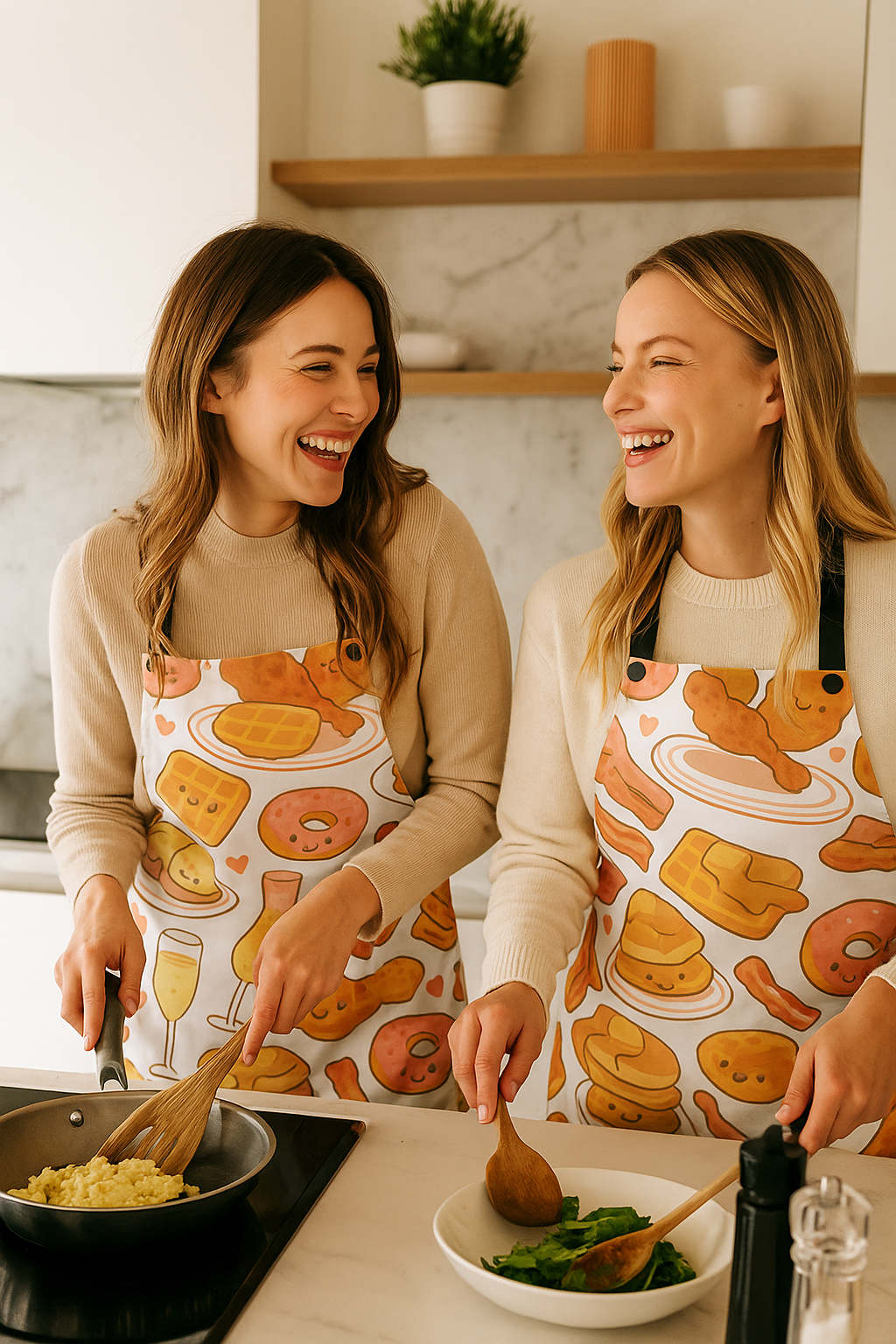 Luxury Halloween Apron | Kasian Luxe Aprons | Elegant Luxury Kitchenwear