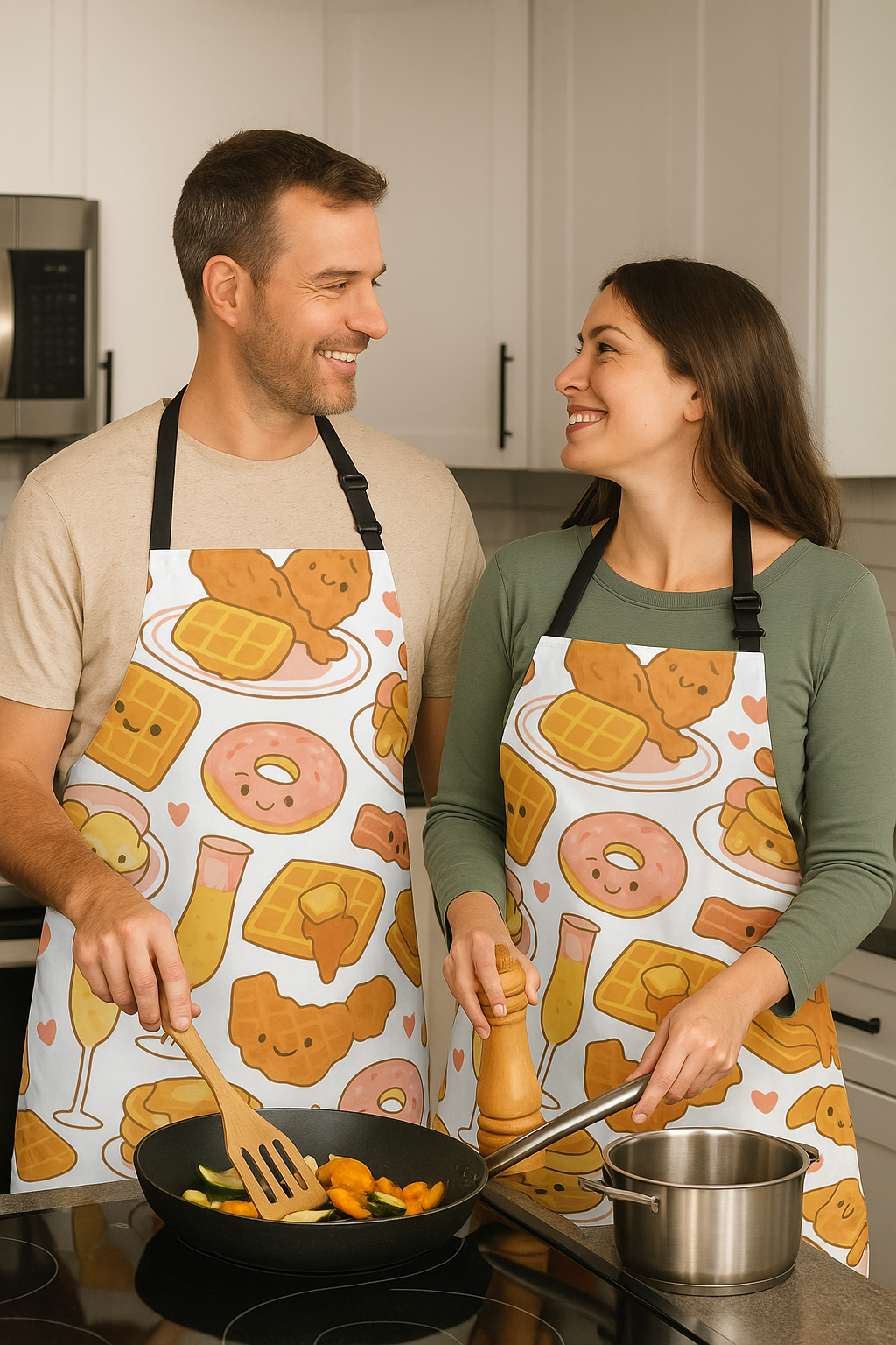Luxury Halloween Apron | Kasian Luxe Aprons | Elegant Luxury Kitchenwear