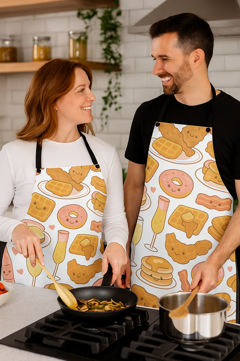 Luxury Halloween Apron | Kasian Luxe Aprons | Elegant Luxury Kitchenwear