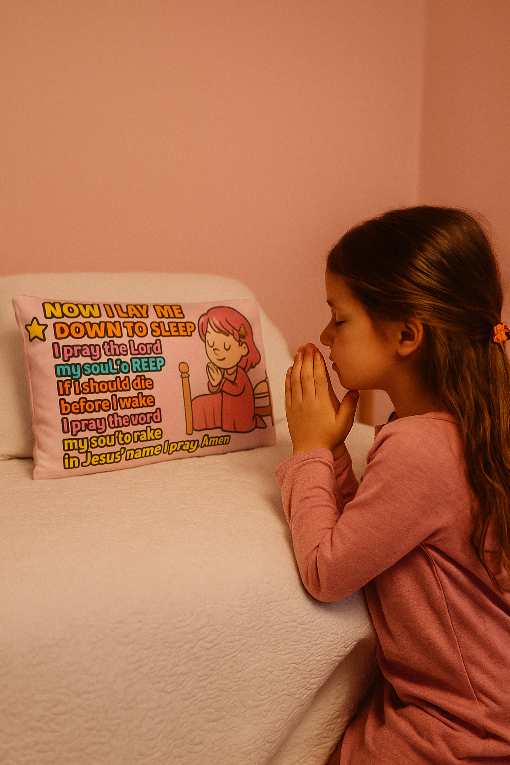 Luxury Little Girl’s Pillowcase | Kasian Luxe Living | Elegant Luxury Living