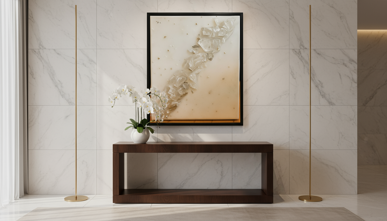 Ivory Ascension — Luxury Neutral Textural Art Print | Kasian Art Studio