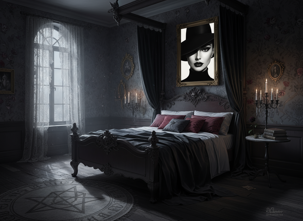 Obsidian Gaze — Limited Edition Noir Portrait Fine Art