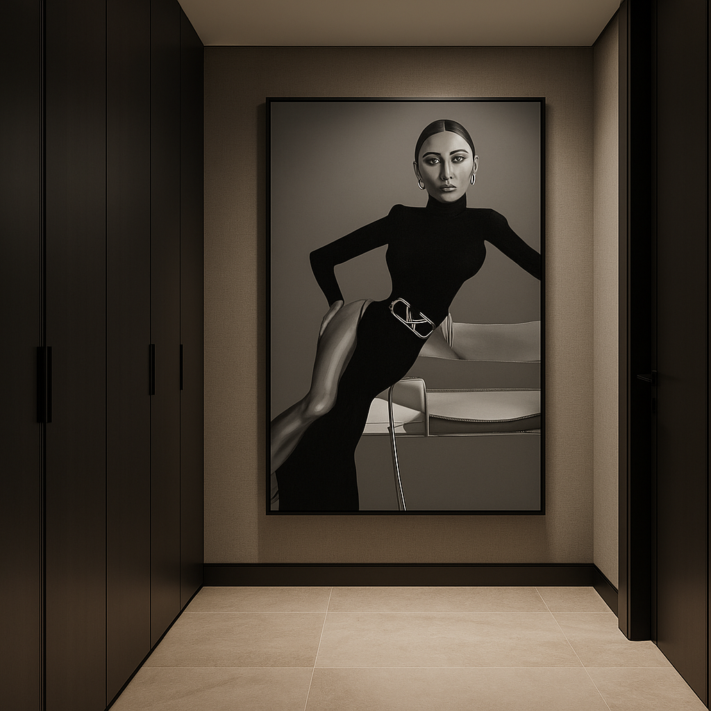 Black Authority — Stairwell Portrait No. I