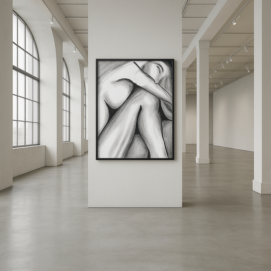 Quieturrender — Sculptural Figure in Shadow & Light