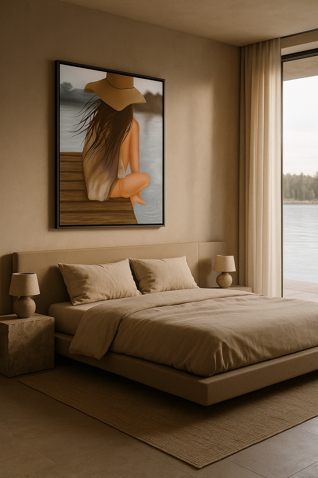 Quiet Tide — Limited Edition Coastal Reverie Portrait