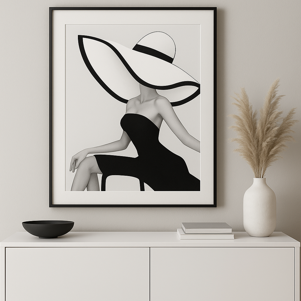 Ivory Silence — Limited Edition Minimalist Fashion Fine Art