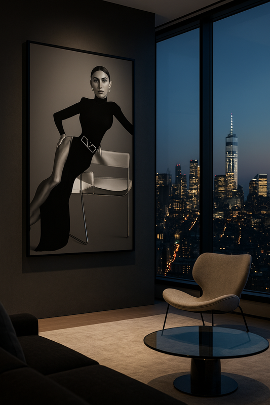 Black Authority — Stairwell Portrait No. I