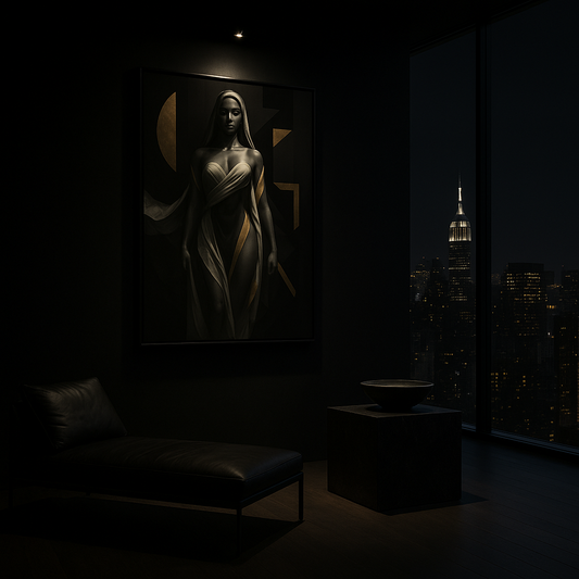 “Golden Ascension” — Limited Edition Divine Feminine Fine Art