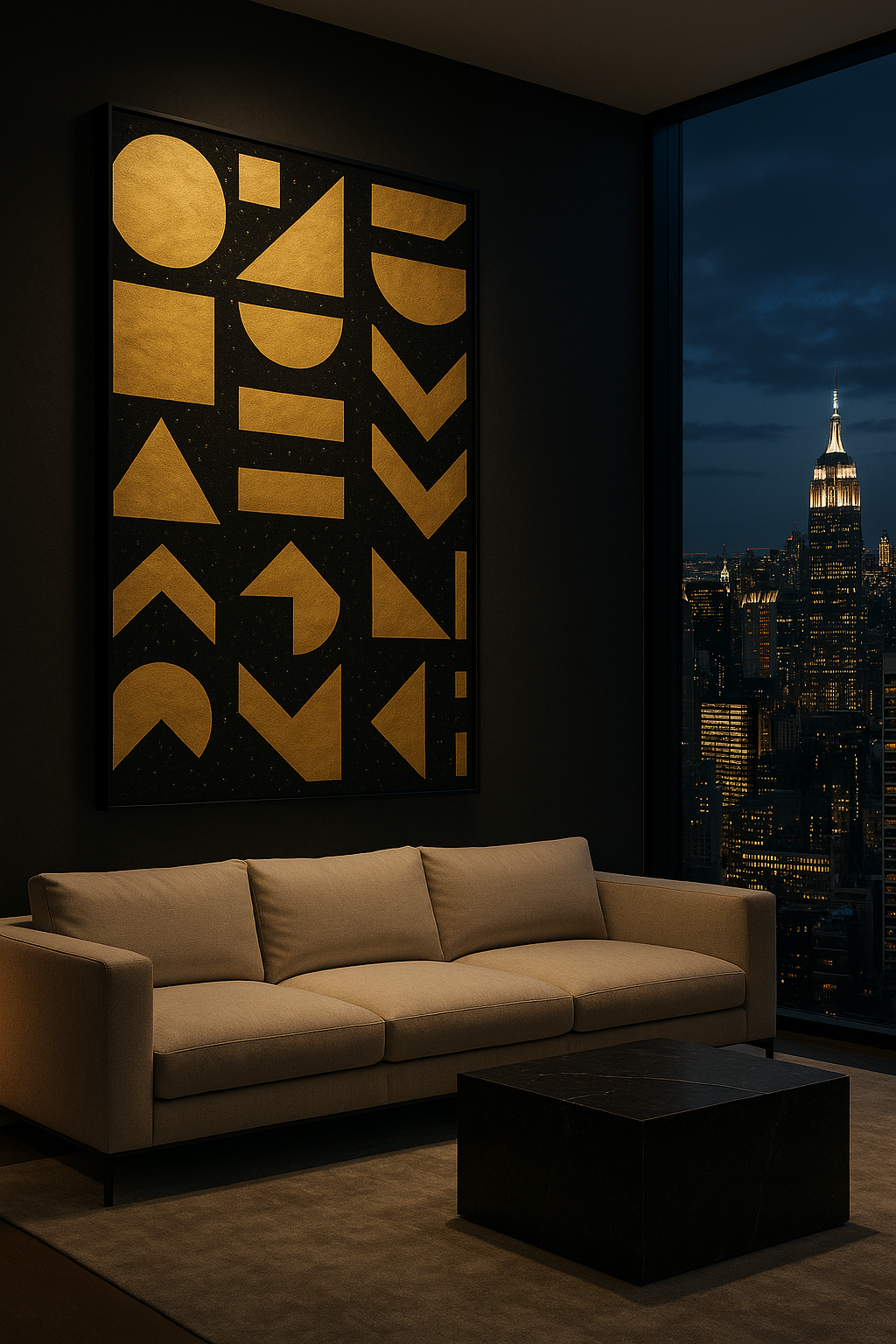 Glyphs of Quiet Power — Gilded Geometry