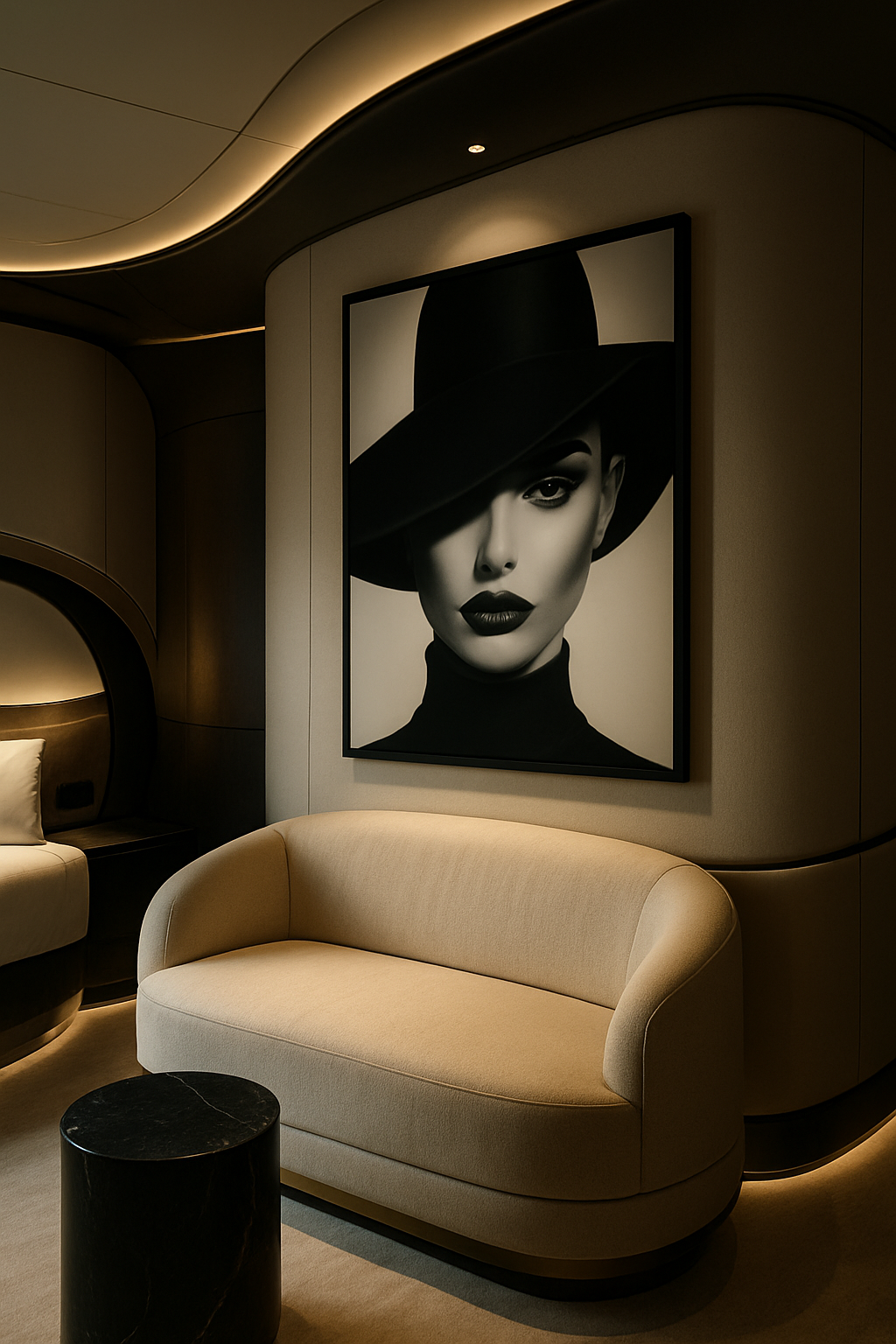 Obsidian Gaze — Limited Edition Noir Portrait Fine Art