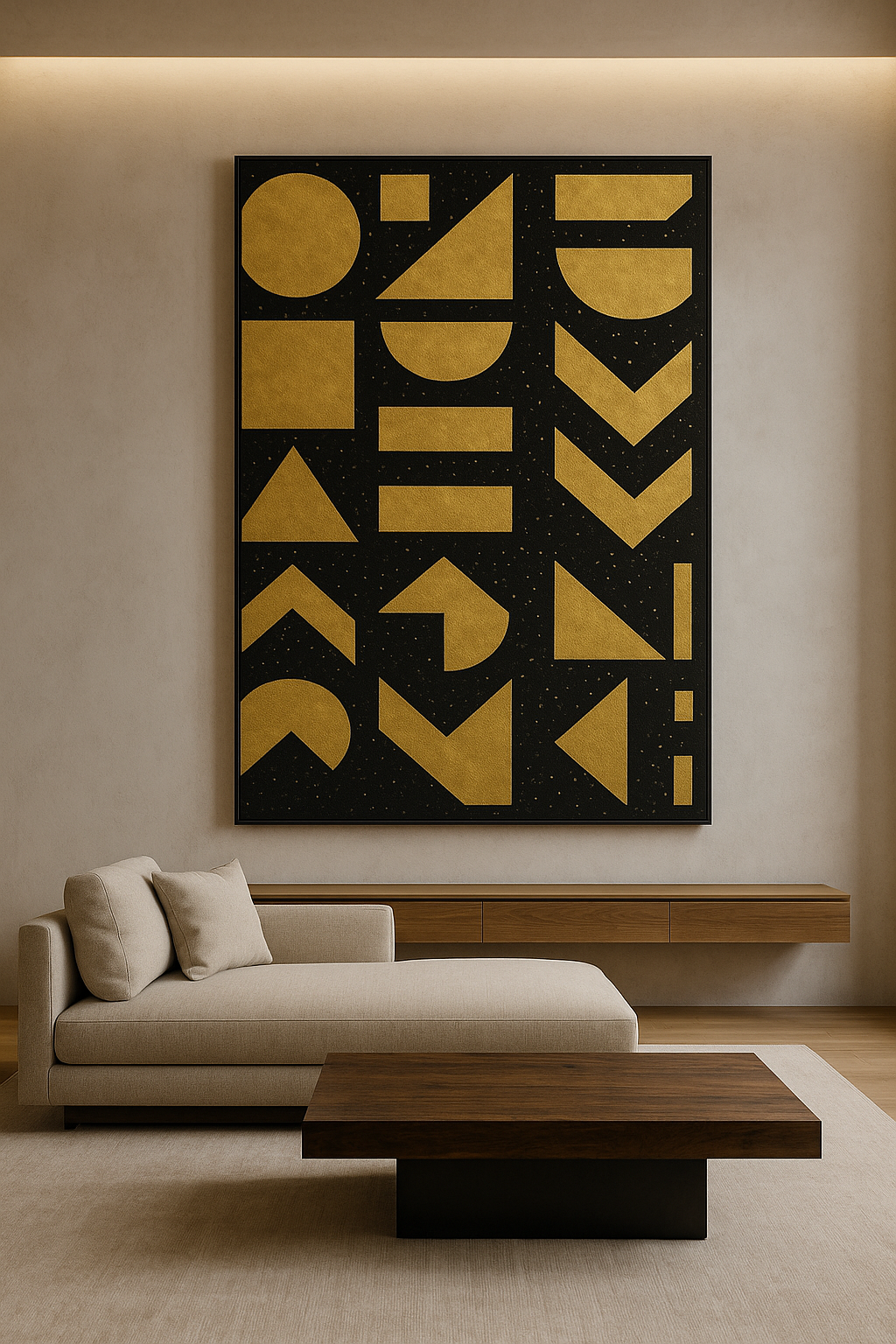 Glyphs of Quiet Power — Gilded Geometry