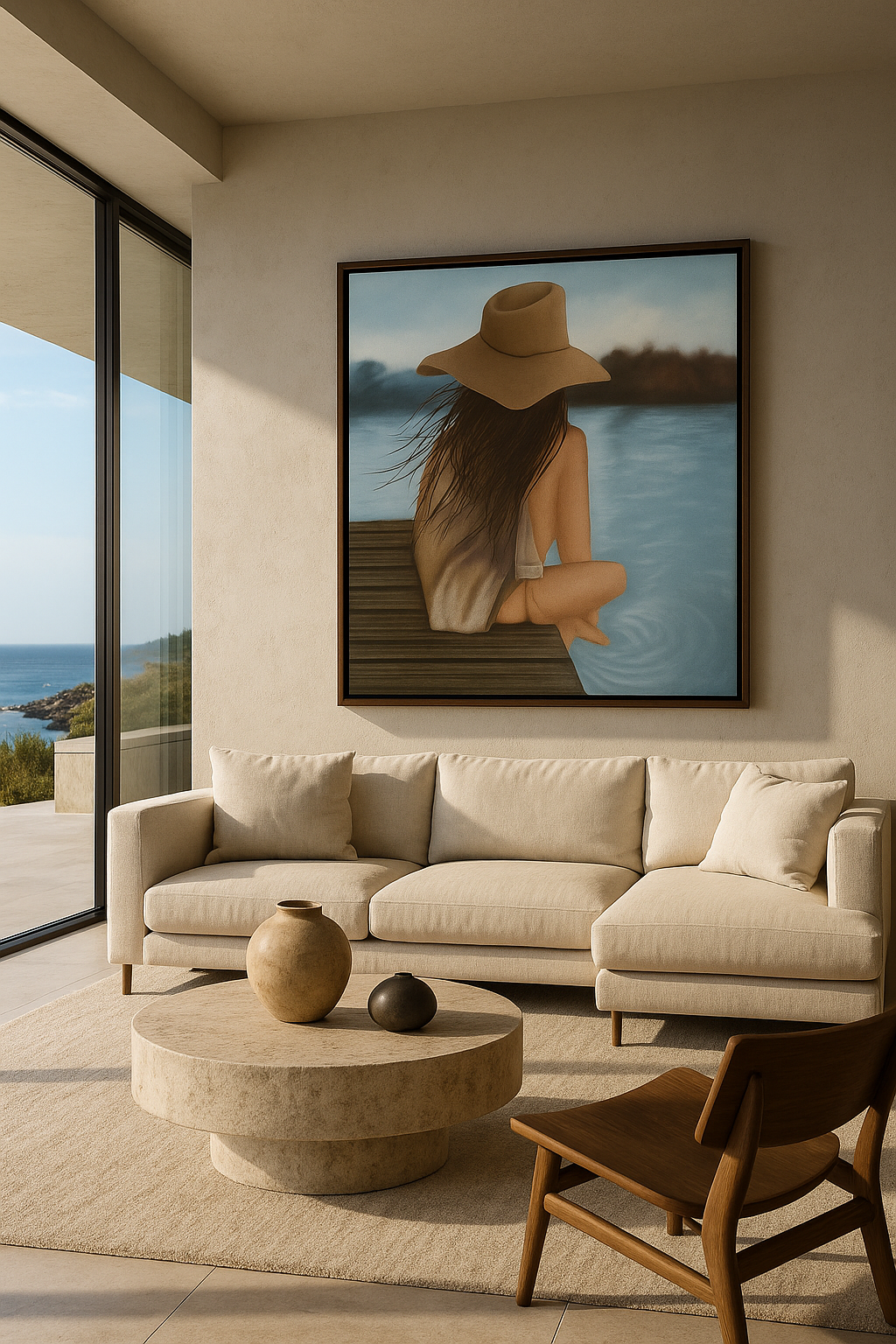 Quiet Tide — Limited Edition Coastal Reverie Portrait