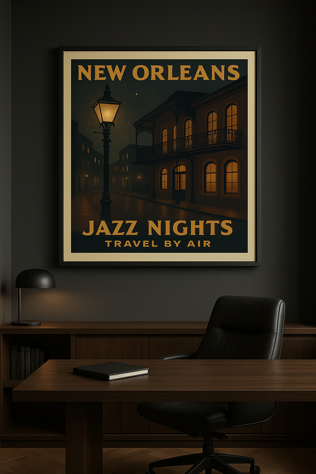 Jazz Nights — New Orleans Vintage Fine Art Poster