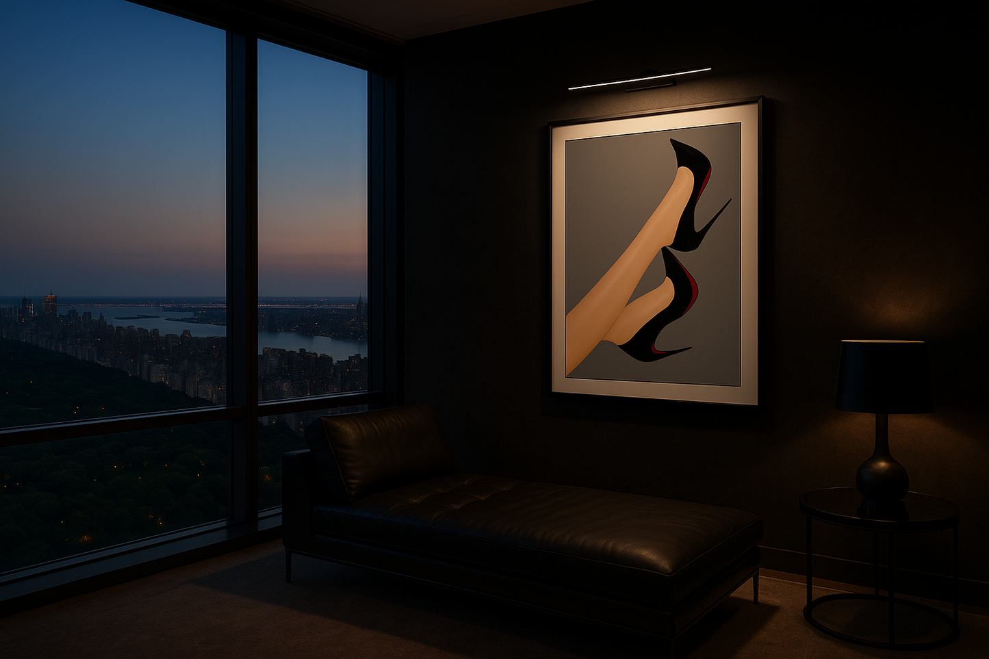 Velvet Ascent — Limited Edition Fashion Noir Fine Art