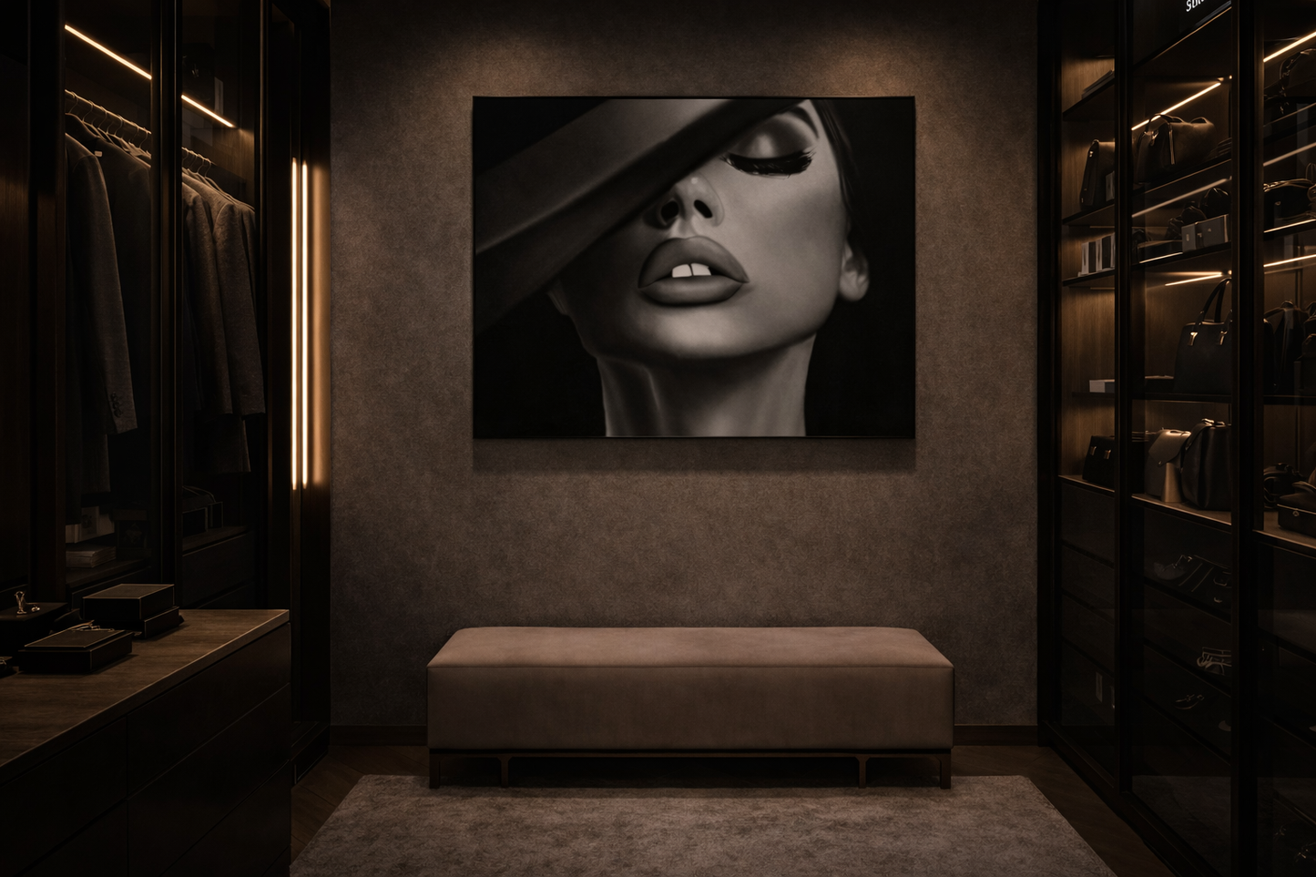 Velvet Interruption — Limited Edition Monochrome Portrait