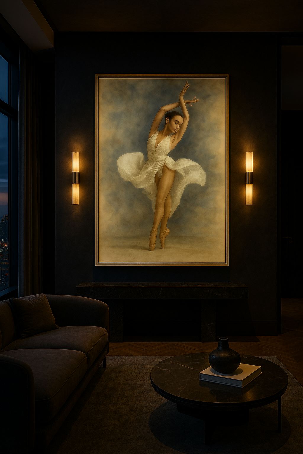 Ethereal Ascension – Limited Edition Ballet Fine Art Print
