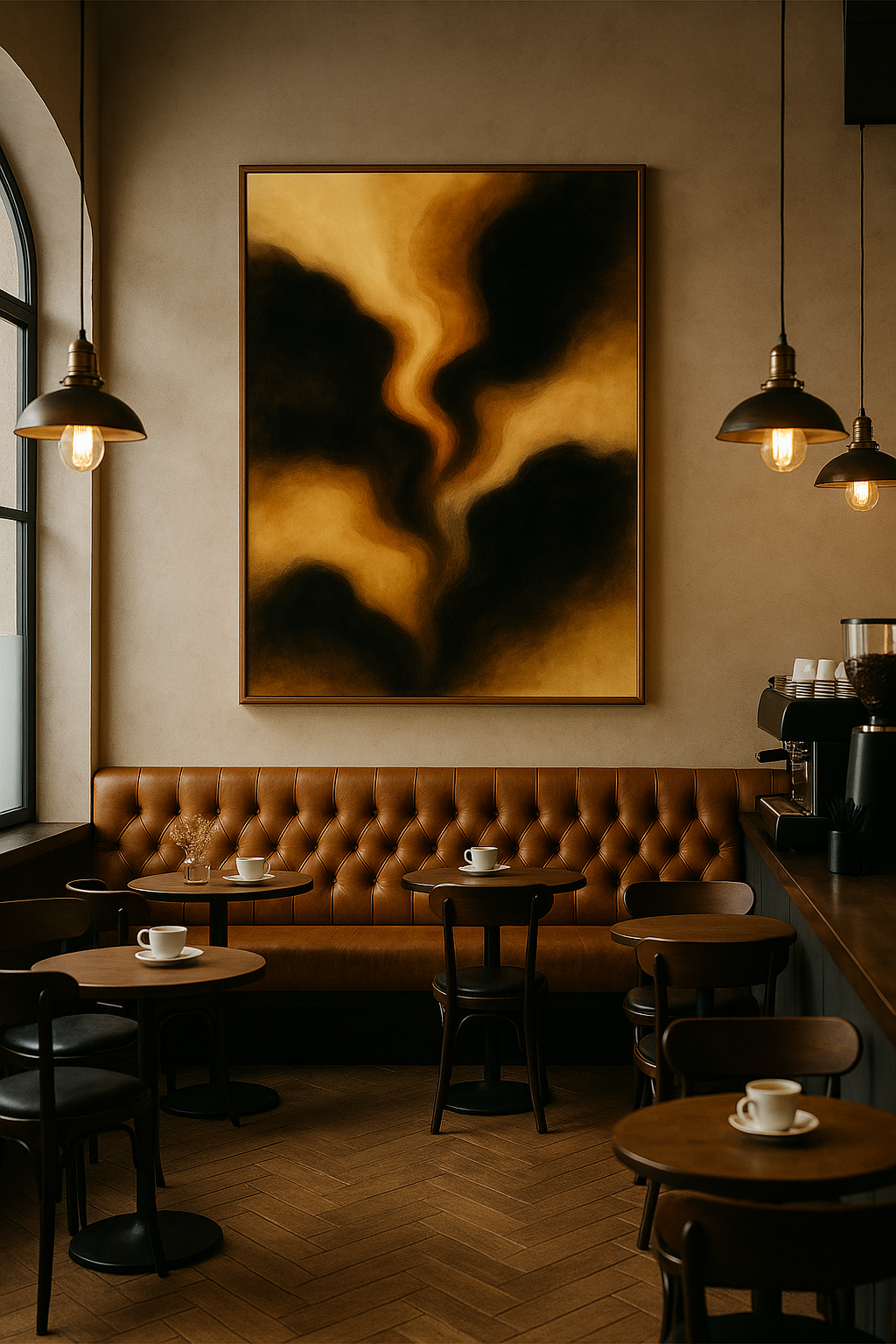 Gilded Ascension — Luxury Gold & Black Abstract (Ltd. Ed. 50)