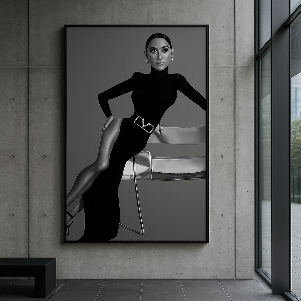 Black Authority — Stairwell Portrait No. I