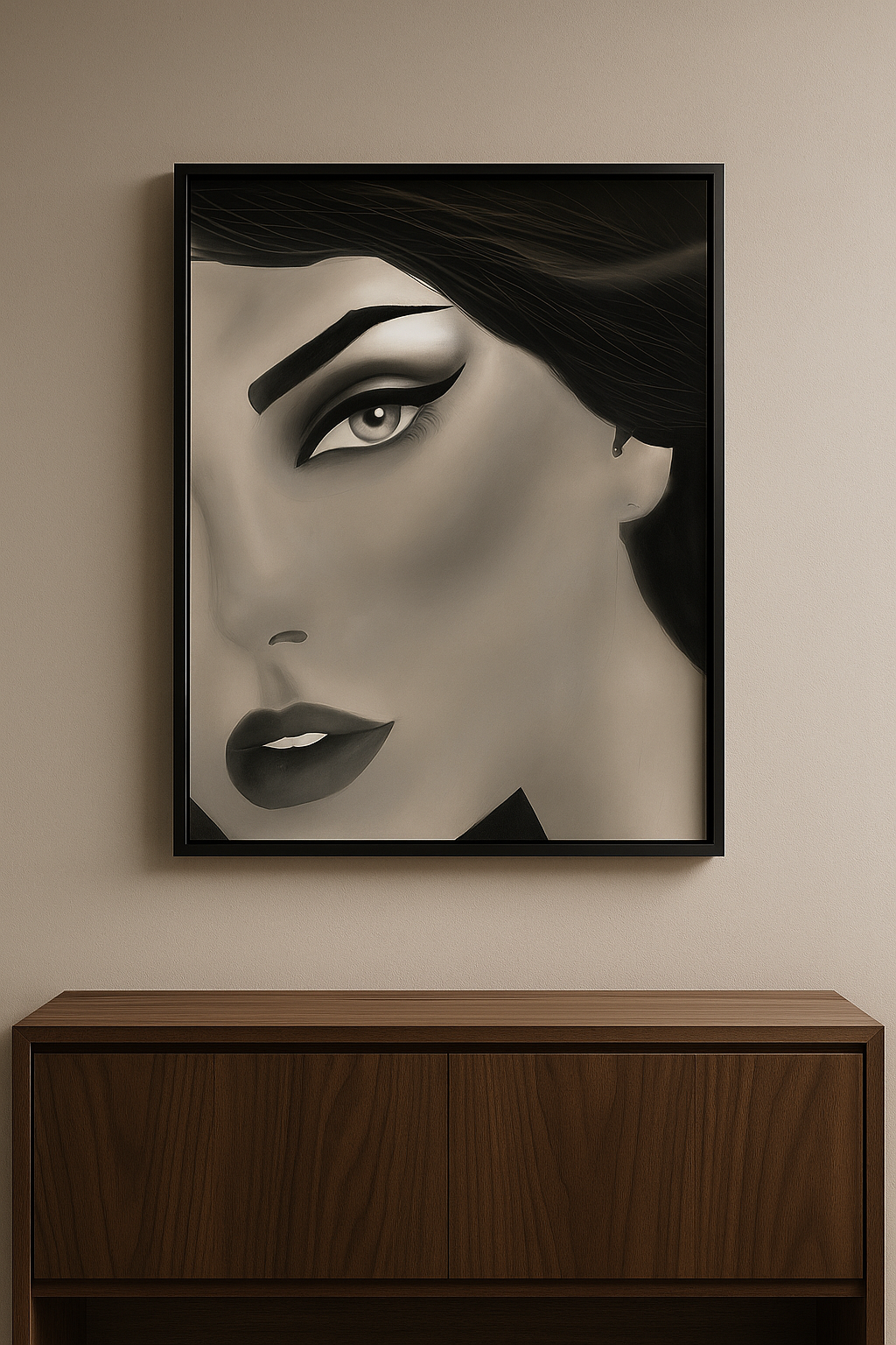 “Veil of Intention” — Couture Noir Fine Art Portrait