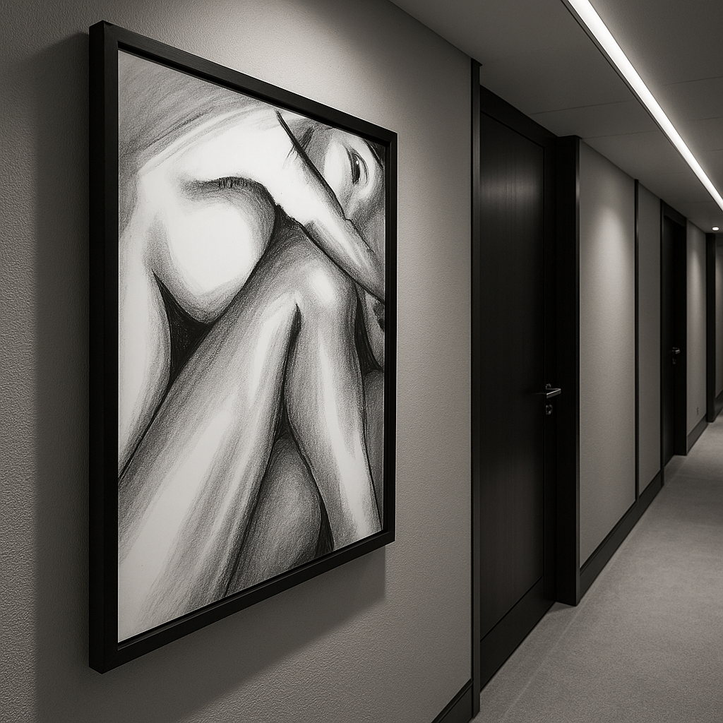 Quieturrender — Sculptural Figure in Shadow & Light