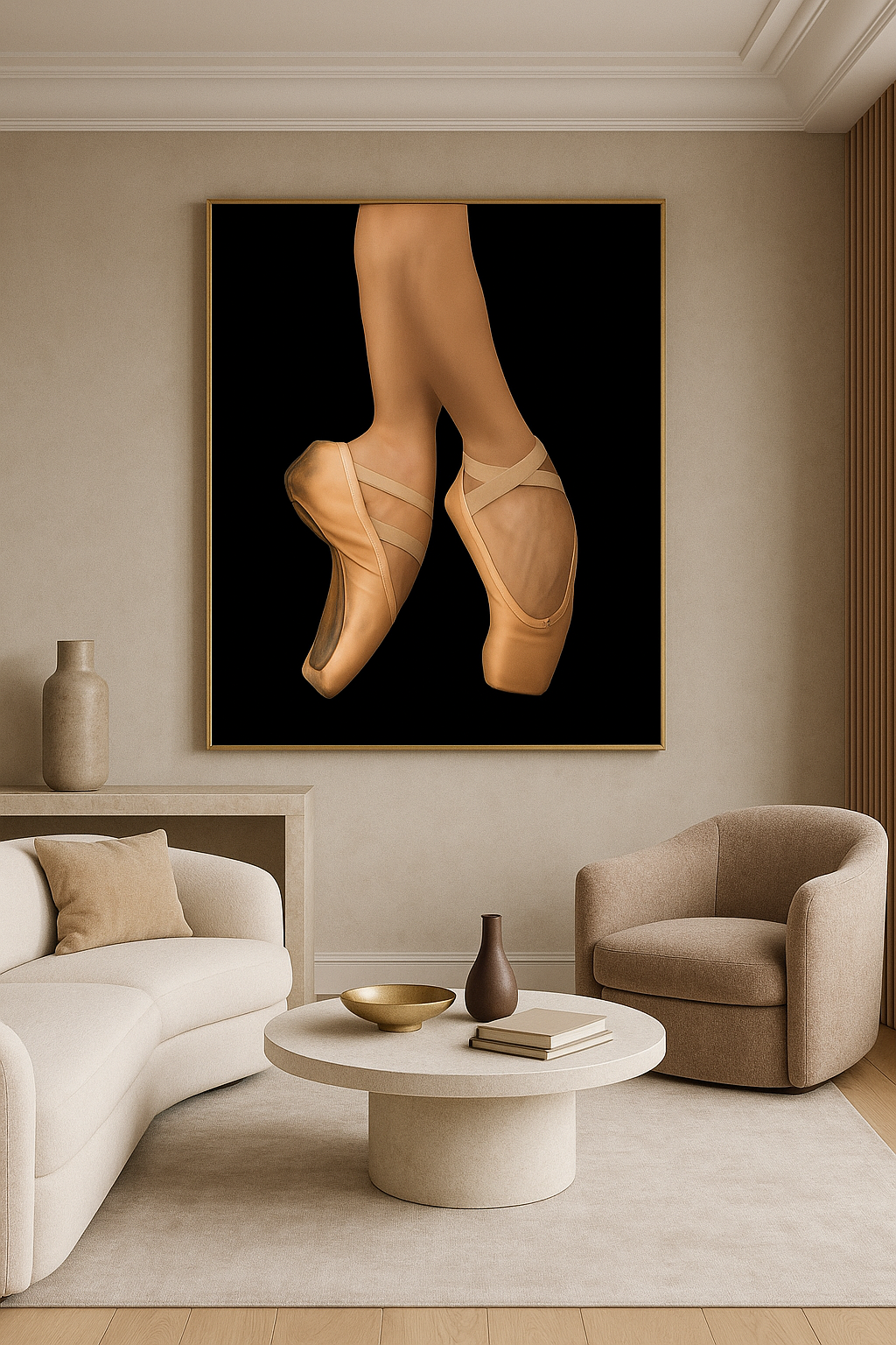 Poise & Pointe — Luxury Ballet Fine Art Print | Kasian Art Studio