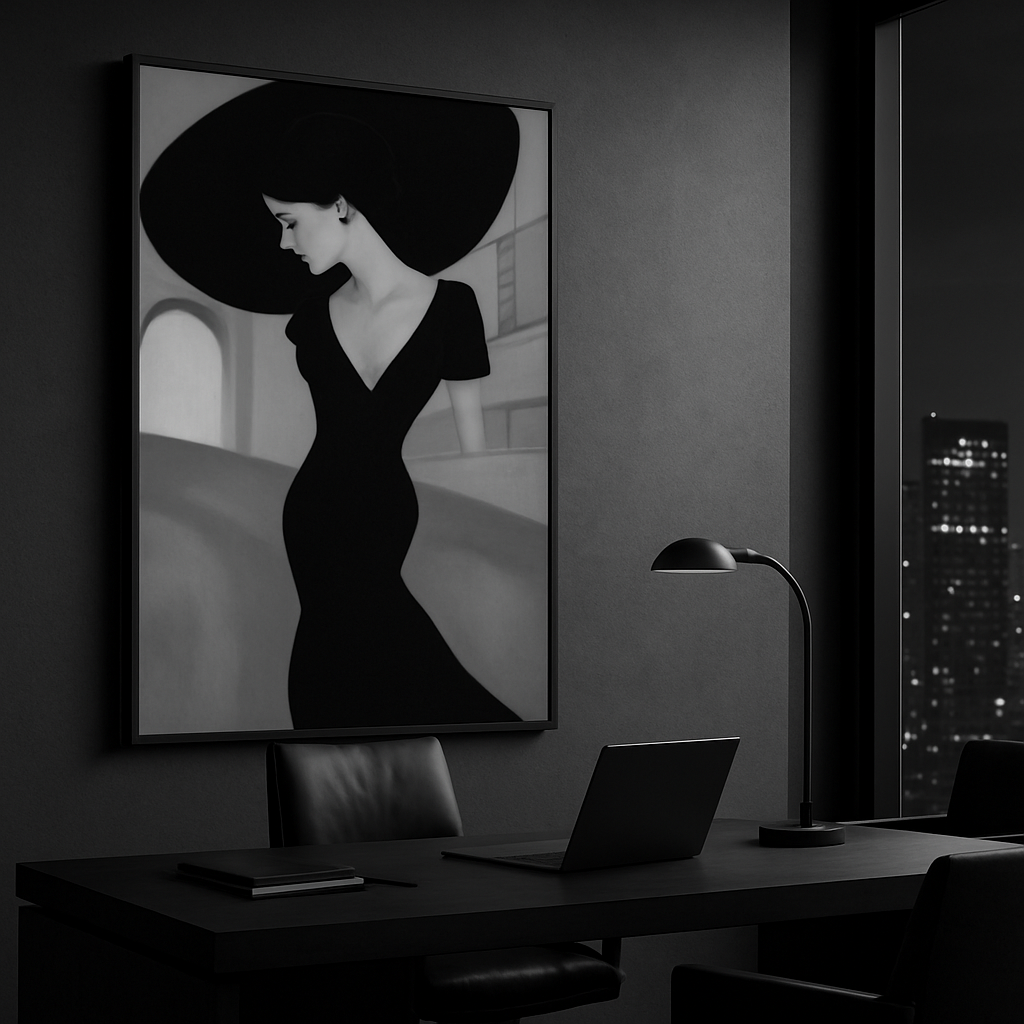 Eternal Silhouette — Noir Elegance in Motion