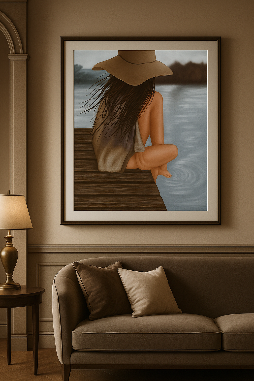 Quiet Tide — Limited Edition Coastal Reverie Portrait