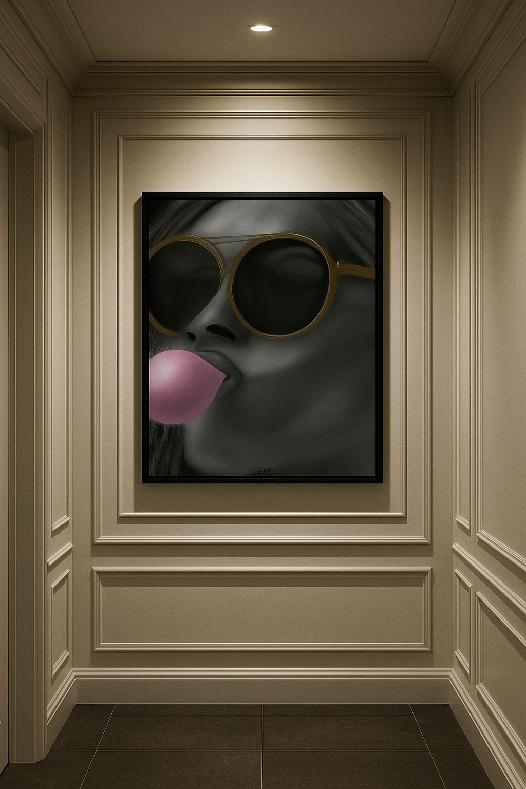 Pink Defiance — Limited Edition Editorial Noir Pop Art