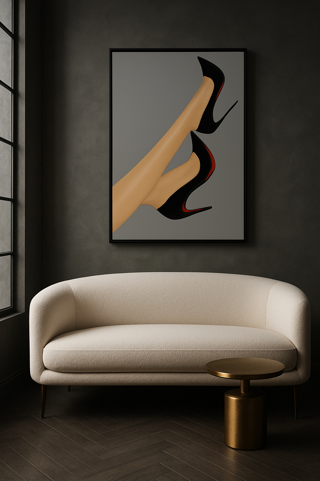 Velvet Ascent — Limited Edition Fashion Noir Fine Art