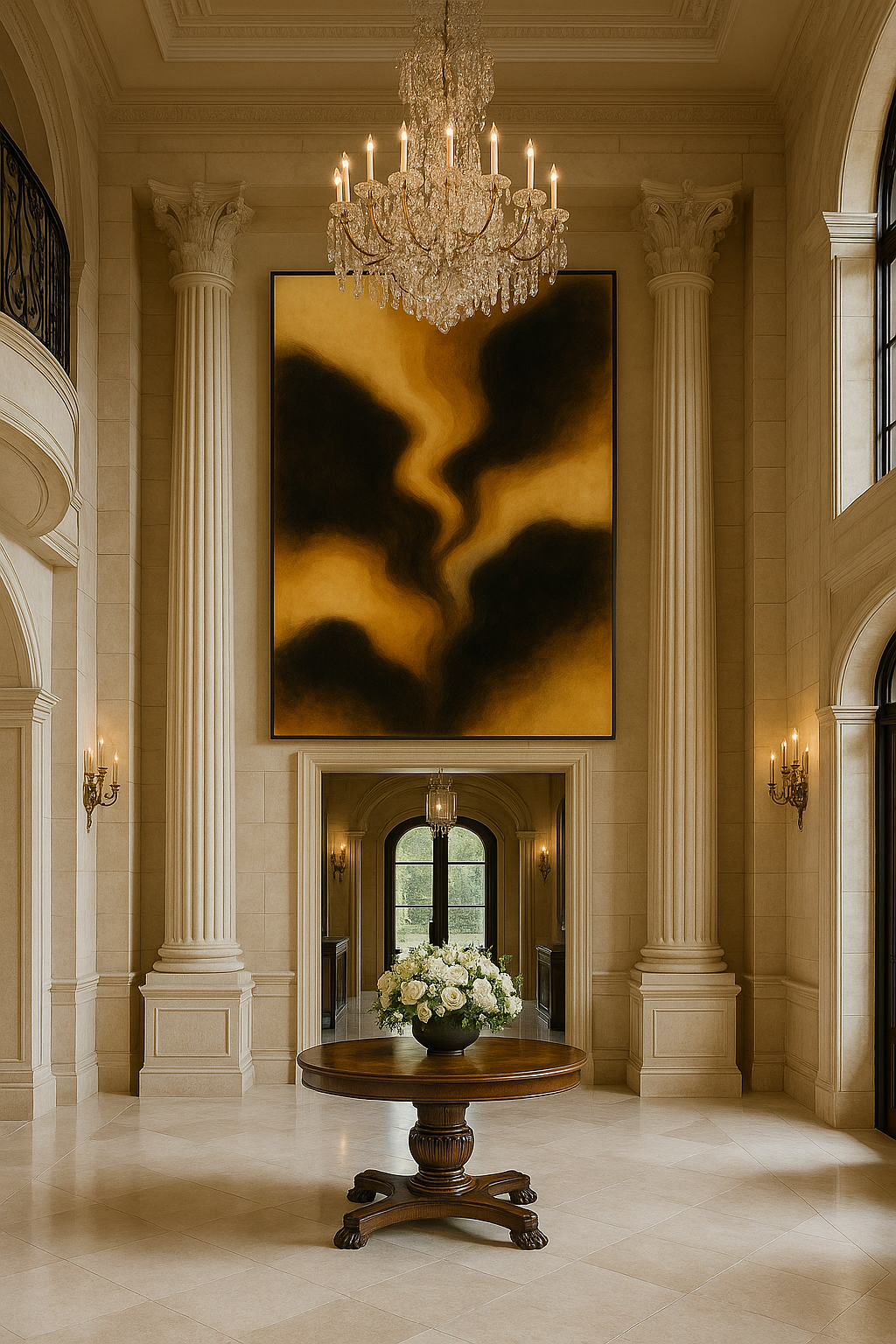 Gilded Ascension — Luxury Gold & Black Abstract (Ltd. Ed. 50)