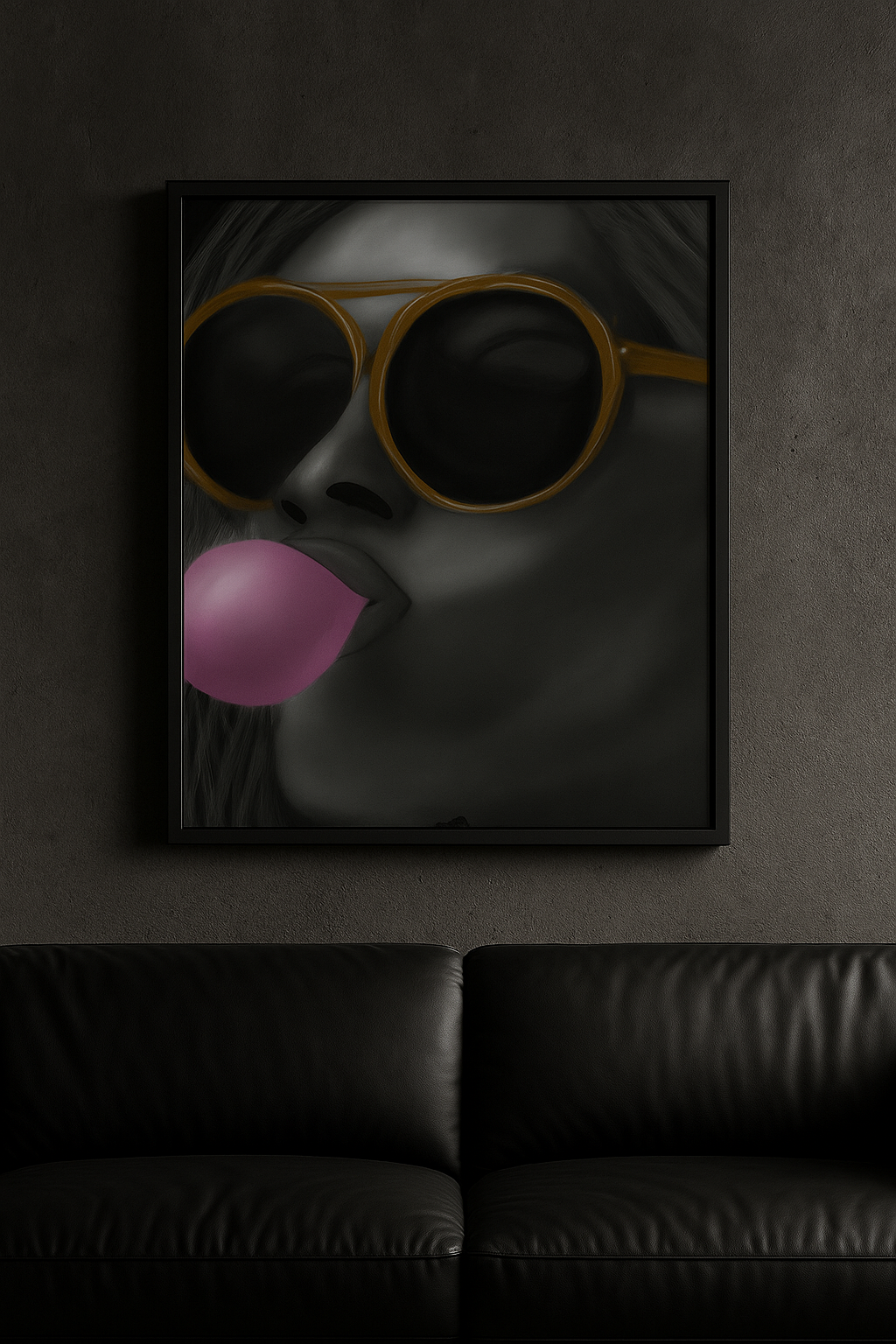 Pink Defiance — Limited Edition Editorial Noir Pop Art