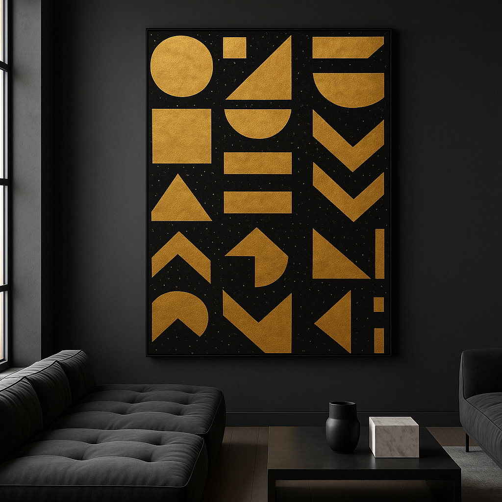 Glyphs of Quiet Power — Gilded Geometry