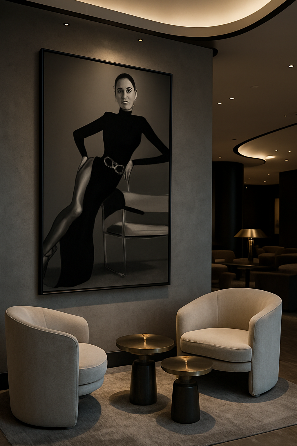 Black Authority — Stairwell Portrait No. I