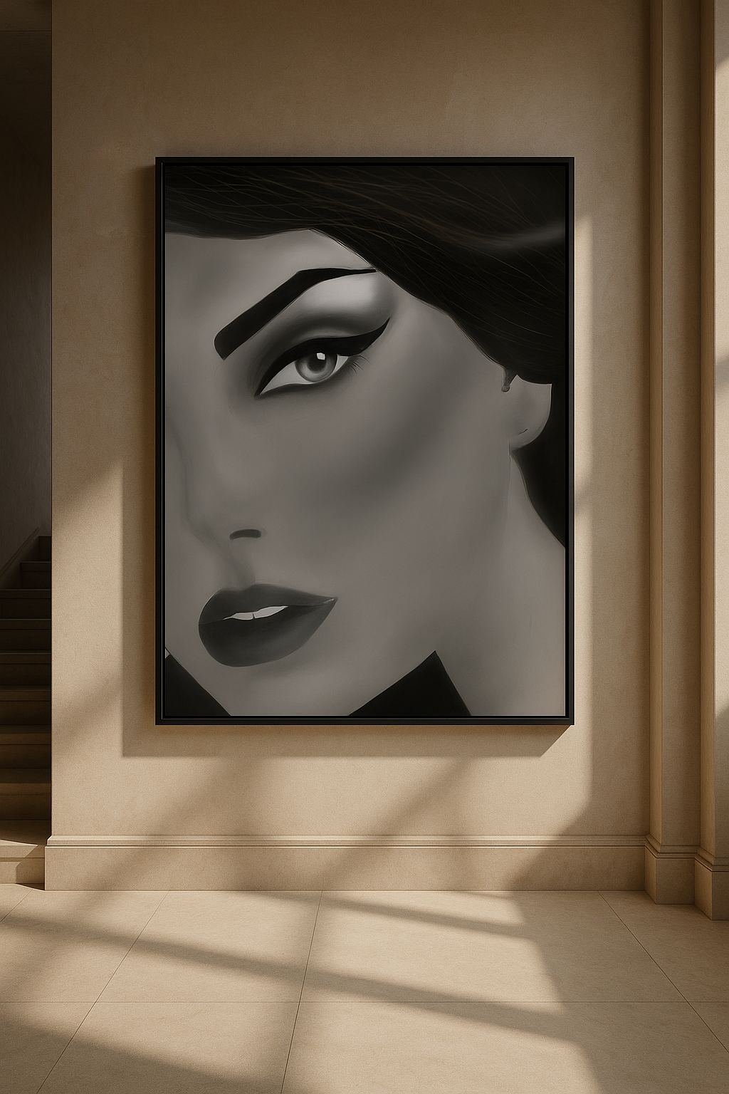 “Veil of Intention” — Couture Noir Fine Art Portrait