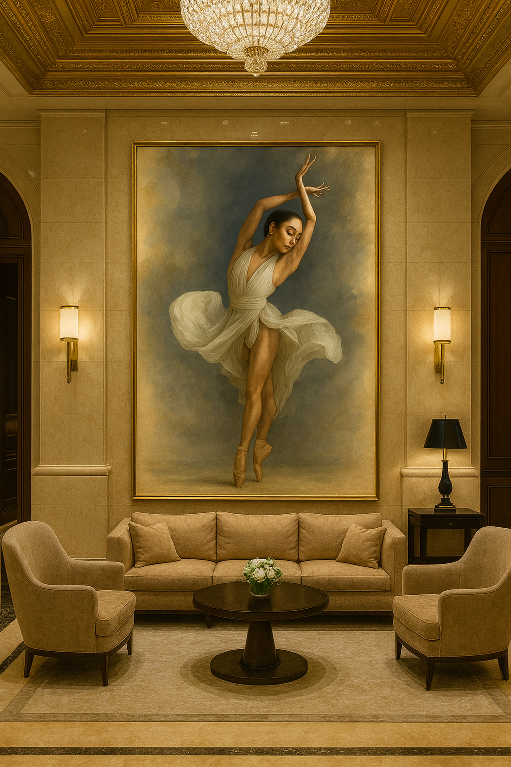 Ethereal Ascension – Limited Edition Ballet Fine Art Print