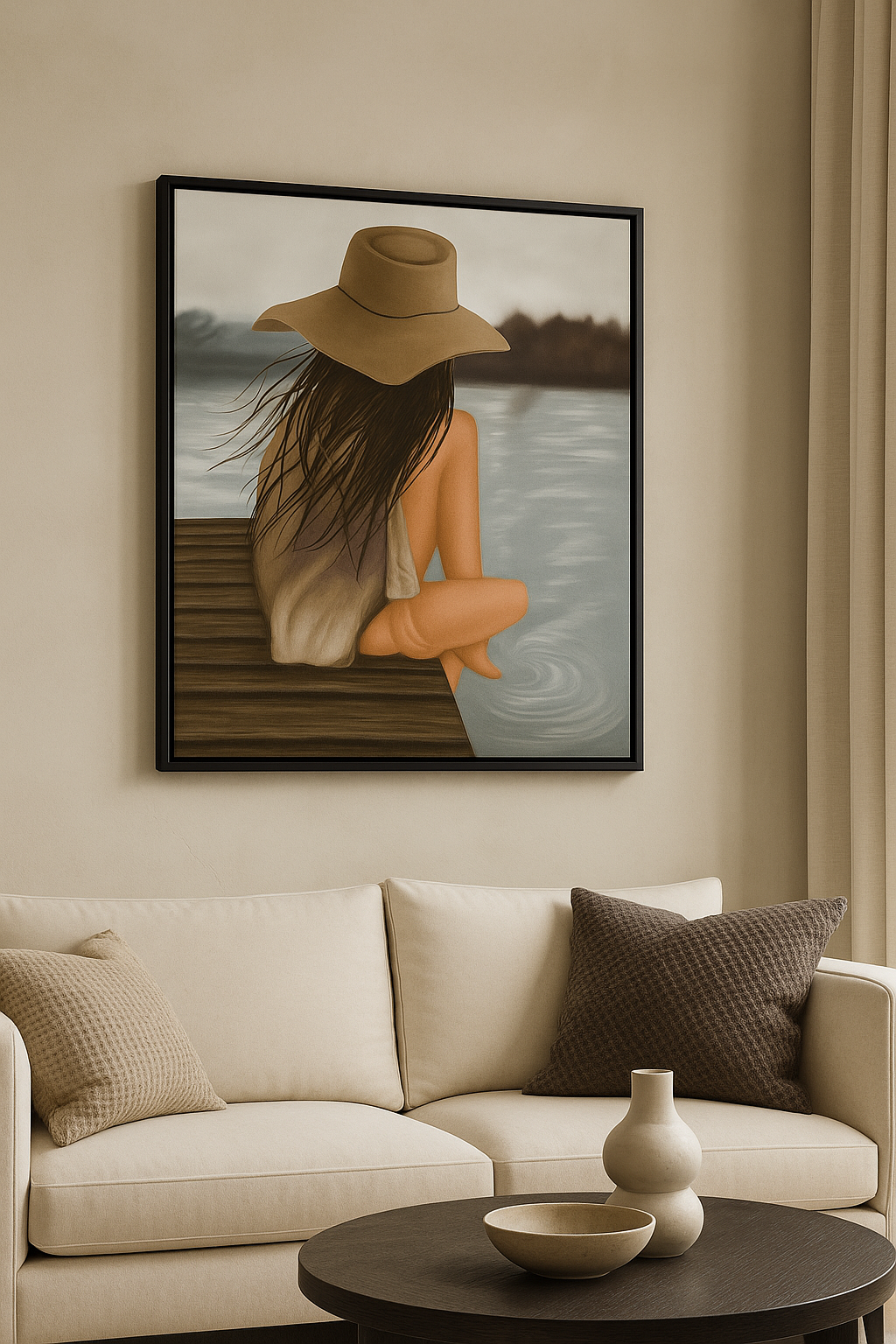 Quiet Tide — Limited Edition Coastal Reverie Portrait