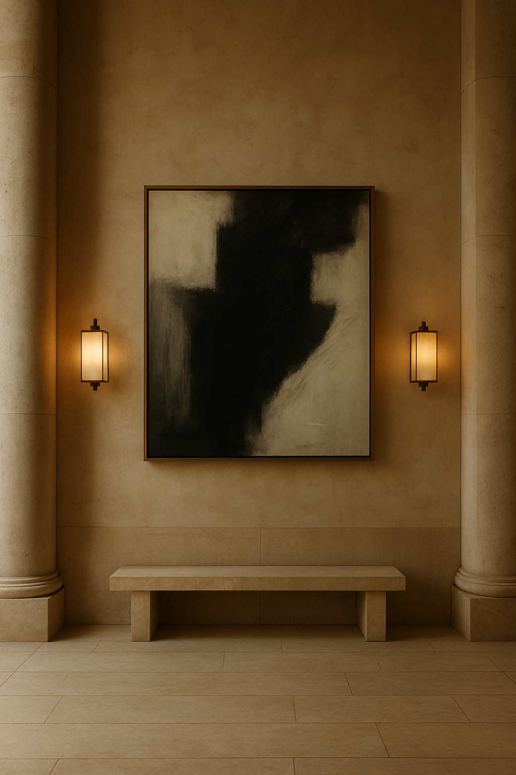 Shadow Construct: Monochrome Architectural Abstraction