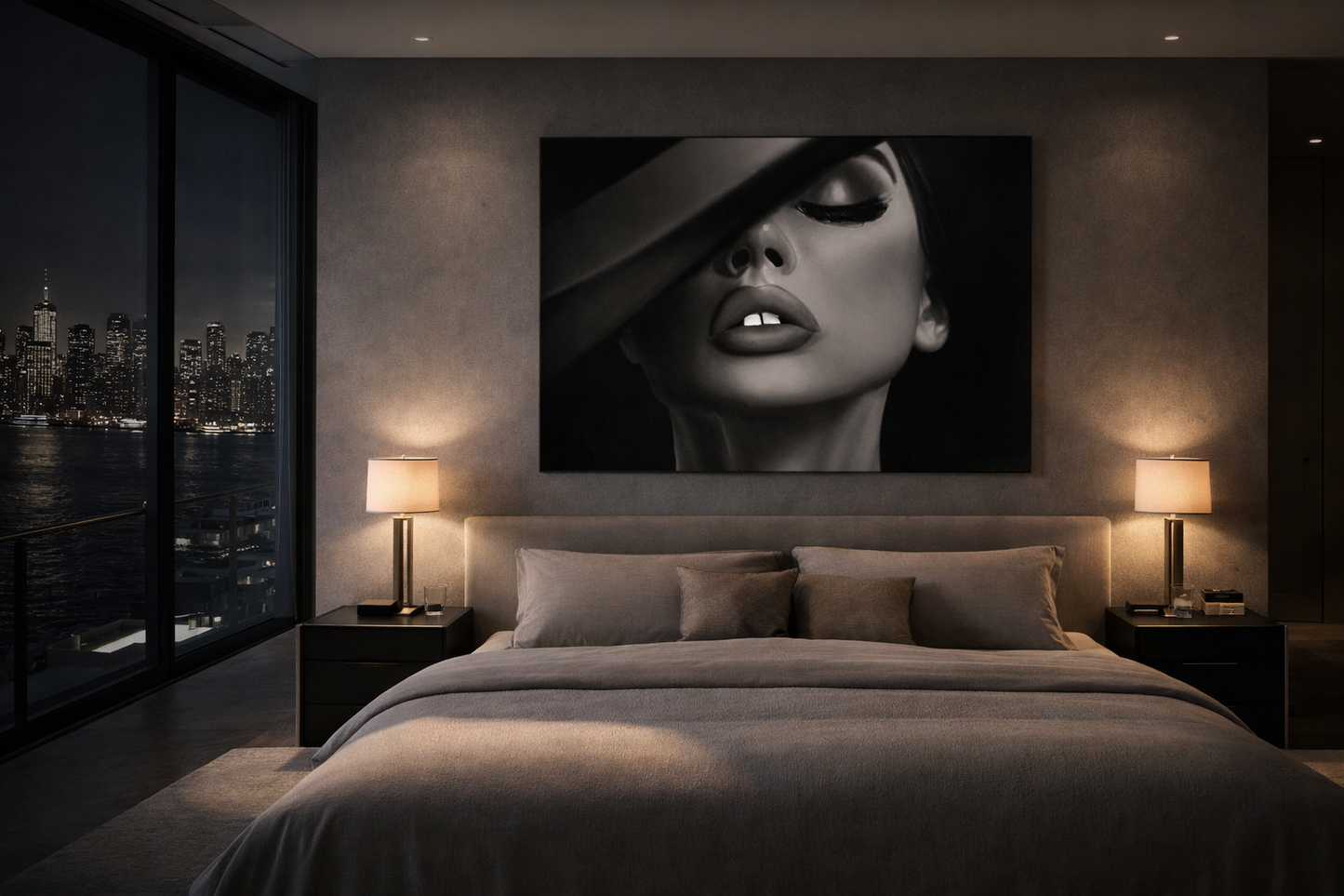 Velvet Interruption — Limited Edition Monochrome Portrait