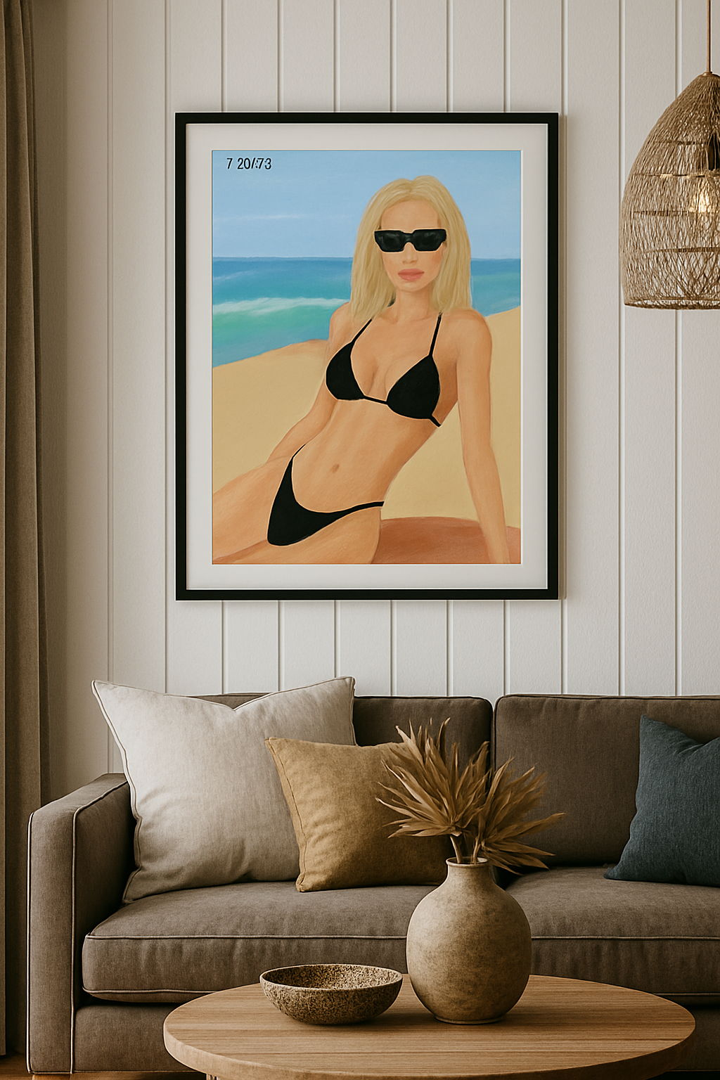 Desert Sun Muse — Limited Edition Fine Art Print | Kasian Art Studio