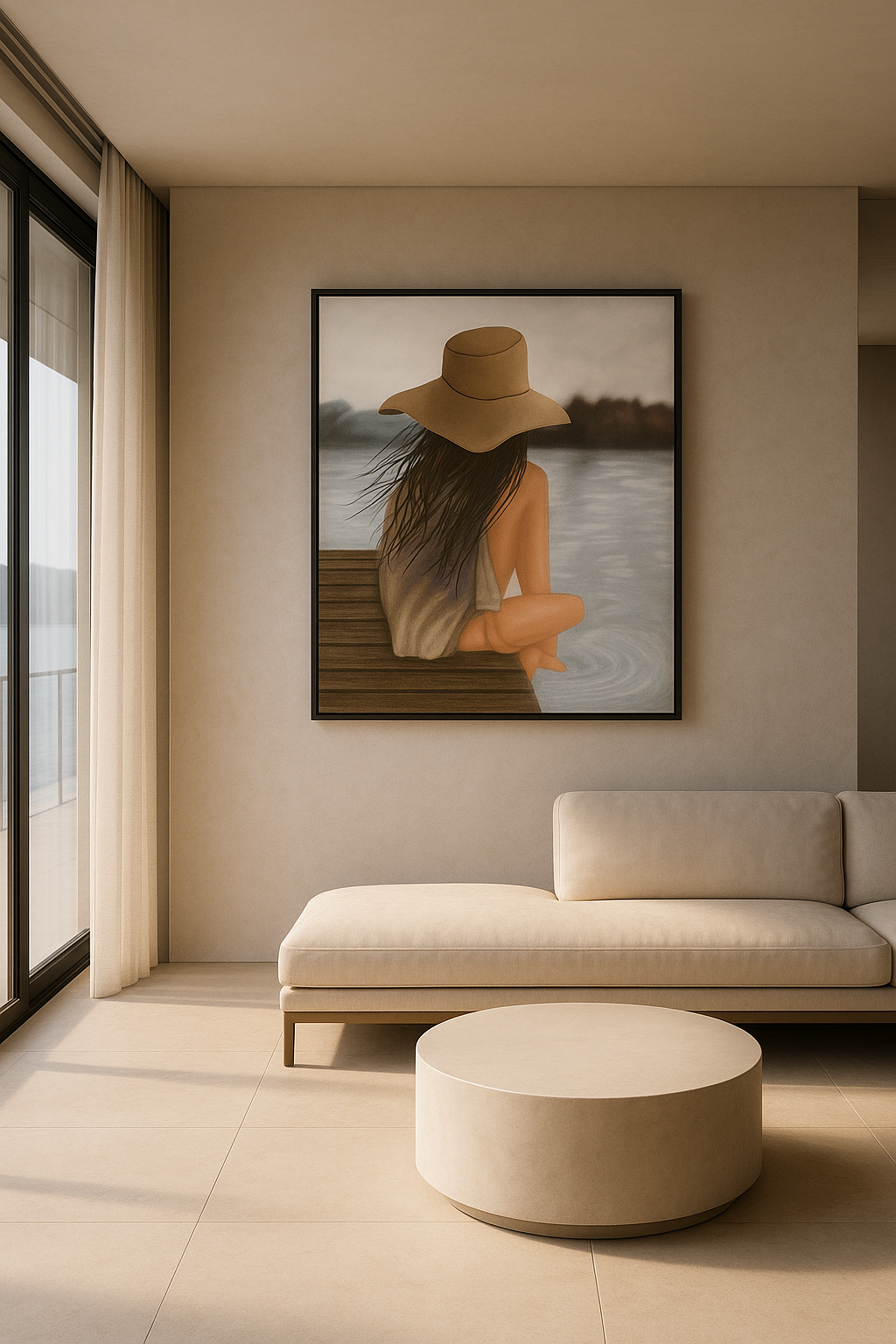 Quiet Tide — Limited Edition Coastal Reverie Portrait