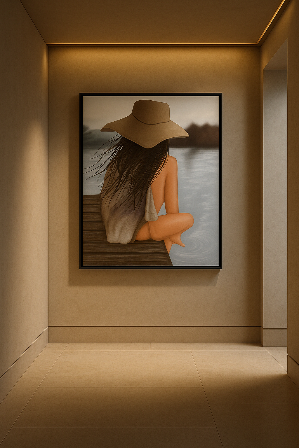 Quiet Tide — Limited Edition Coastal Reverie Portrait