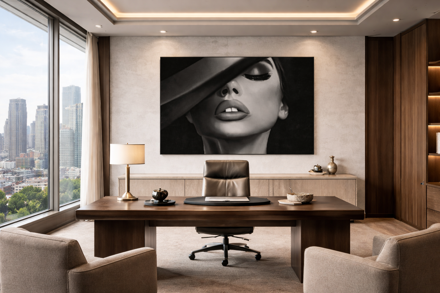 Velvet Interruption — Limited Edition Monochrome Portrait