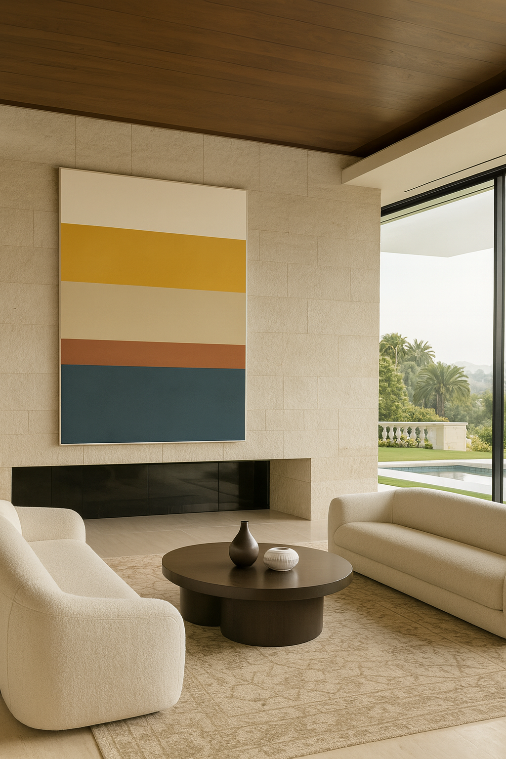 Golden Foundations — Limited Edition Modern Luxe Abstract